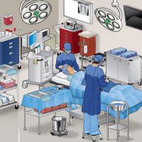 Isometric of Operating Room