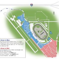 Iowa NASCAR Parking Map