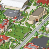 Birds Eye Campus Map